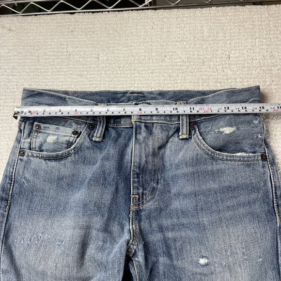 Y2K Grunge Distressed Levi's Size 30 x 32 511 Blue Jeans Faded Punk - Picture 5 of 15